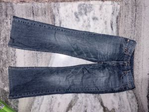 Blue Bootcut Denim Jeans