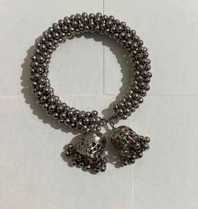 Charming Beaded Bracelet with Bell Charms