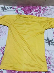 Vibrant Yellow &amp; Blue Graphic Tee