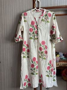 Floral Print Kurta