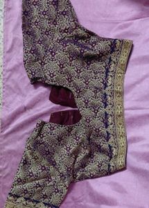 Royal Blue Banarasi Saree