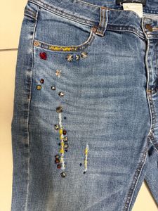 Y2k Vintage Embellished Flared Jeans