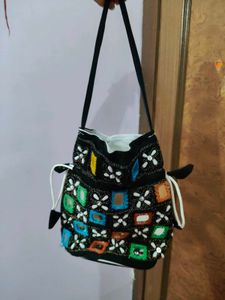 Traditional Ethnic Mirror Work Potli Bag