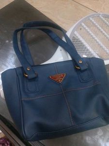 Stylish Blue Handbag