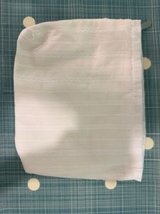 White Lace Heart Makeup Bag