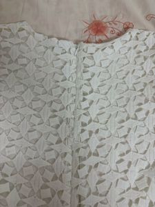 Girls White Lace Dress