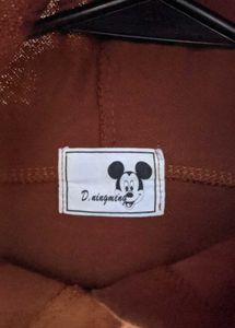 disney Brown Graphic Print Hoodie