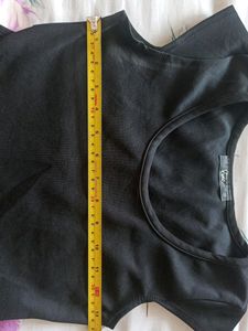 Elegant Black Sleeveless Dress for Girls