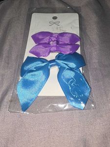 Cute Bow Hair Clips Set