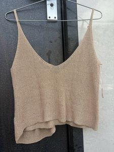 Zara Womens Crochet Crop Top