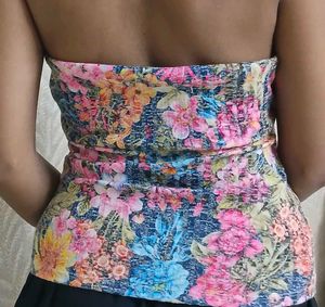 Vibrant Floral Cami halter Top