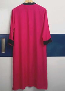 Color Block Embroidered Kurti