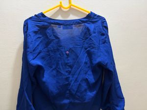 Vibrant Blue Long Sleeve shirt