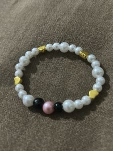 Cute Pearl & Heart Bracelet