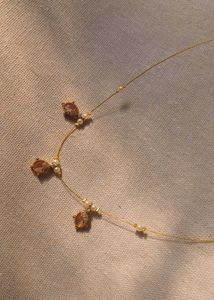 Elegant Pearl and Stone Necklace