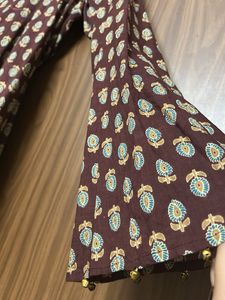 Bohemian Printed Long Sleeve corset Kurta