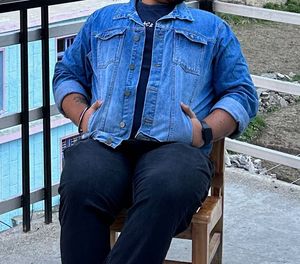 Men's Classic Denim Jacket 5xl size