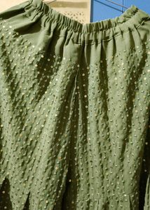 GEORGETTE WITH HAVVY EMBROIDERY WORK