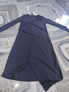 Long Sleeve Asymmetrical Dress