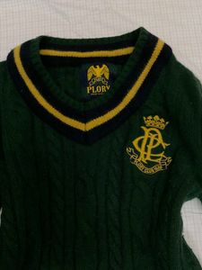 Vintage Style Green Sweater Vest