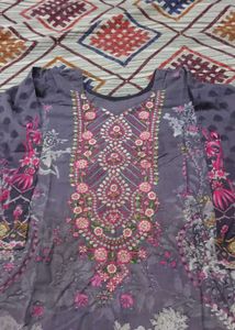 Embroidered Kurta Set with Trousers