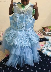 Baby Blue  frock new