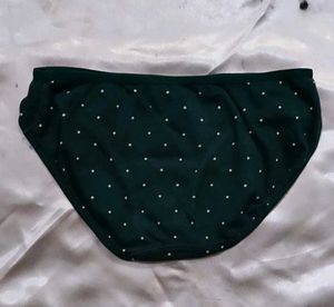 Dark Green Polka Dot panty