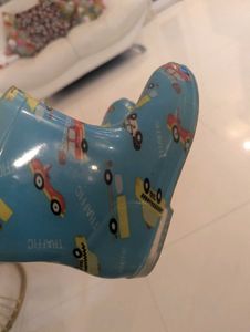 Kids' Traffic Print Rain Boots