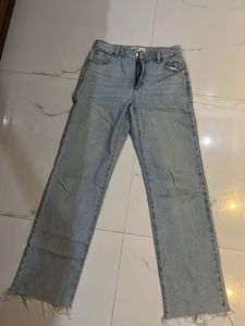 Light Wash Wide Leg Jeans