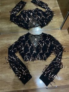 Sparkling Sequin Shrug/top