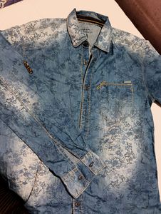 Spykar Mens Floral Printed Shirt