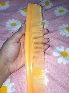 Two Plastic Combs - Orange and Blue