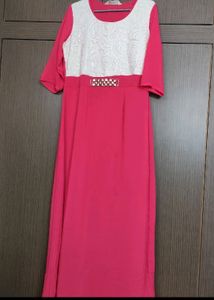 Long Pink Gown | Bust 40