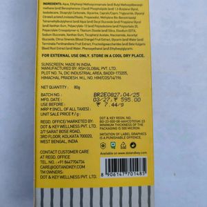 New and Sealed Dot &amp; Key Vitamin C+E Sunscreen