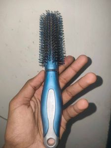 Blue Round Hair Brush