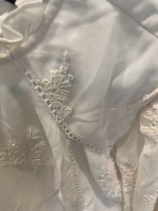 Elegant White Embroidered Blouse
