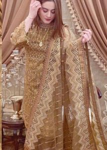 Designer Embroidered beautiful pakistani suit set