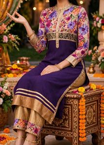 Elegant Floral Kurta Set