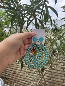 Turquoise Statement Earrings