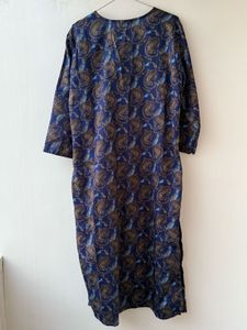 Blue V-Neck Top