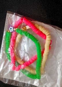 Beaded Bracelet with Charm !