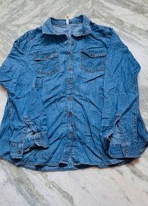 Classic Blue Denim Shirt