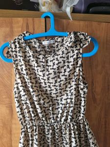 Cute Dog Print Mini Dress