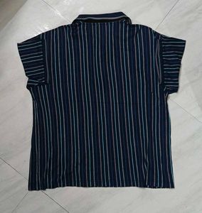 Crocodile Striped Polo Shirt
