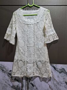 Elegant Lace Mini Dress