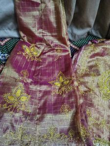 double shade old vintage lehnga