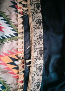 Designer black saree