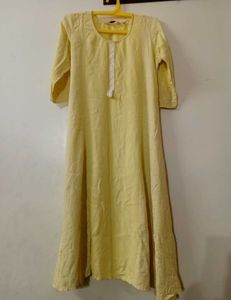Yellow Embroidered Kurta 💛