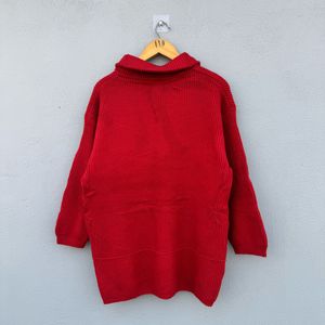 Red Pullover Sweater