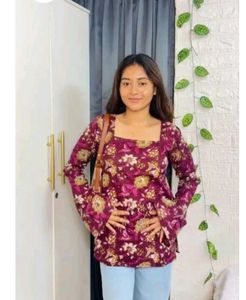 💗Stylish Floral Print Top💗